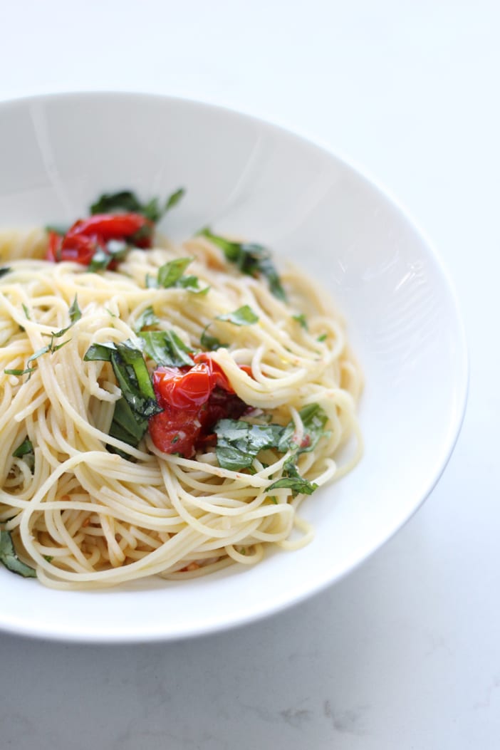 Roasted Tomato Basil Capellini Jillian Harris