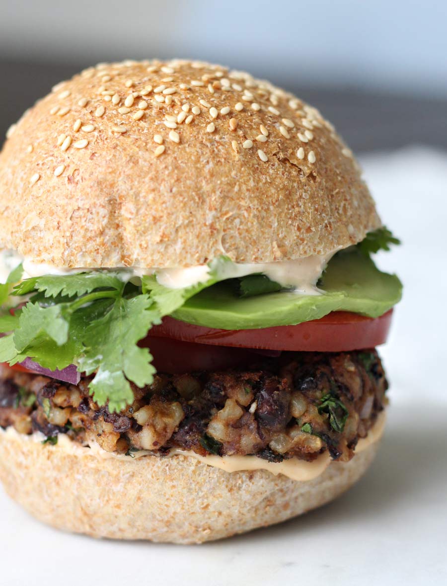 Black Bean Chipotle Veggie Burger (GlutenFree) Jillian Harris