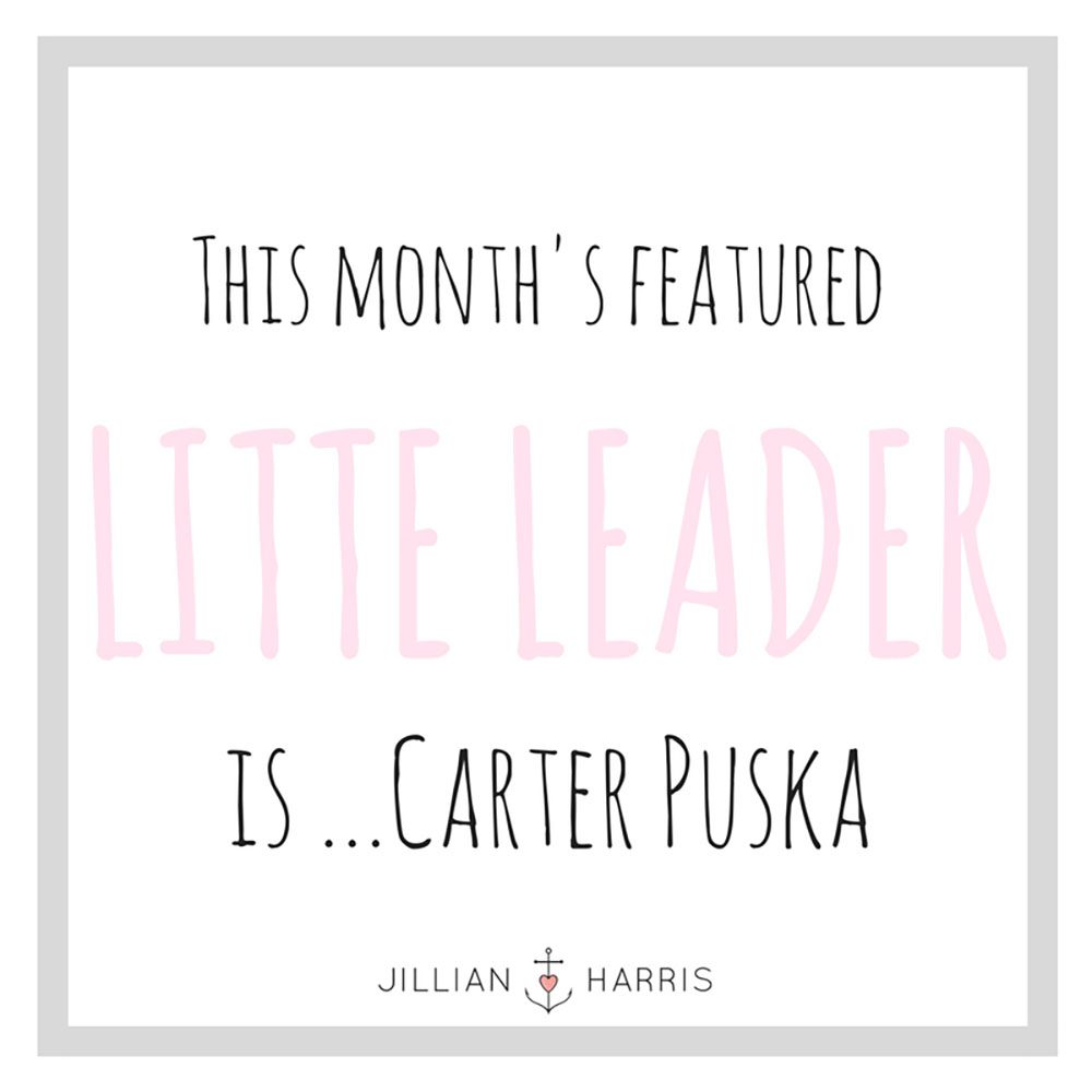 Jillian Harris Little Leaders Carter Puska
