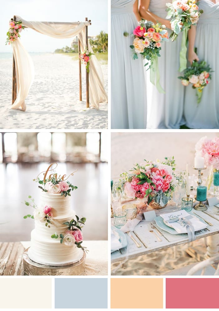 Wedding Colour Scheme Peachy Pink Jillian Harris Wedding Colour Scheme Peachy Pink