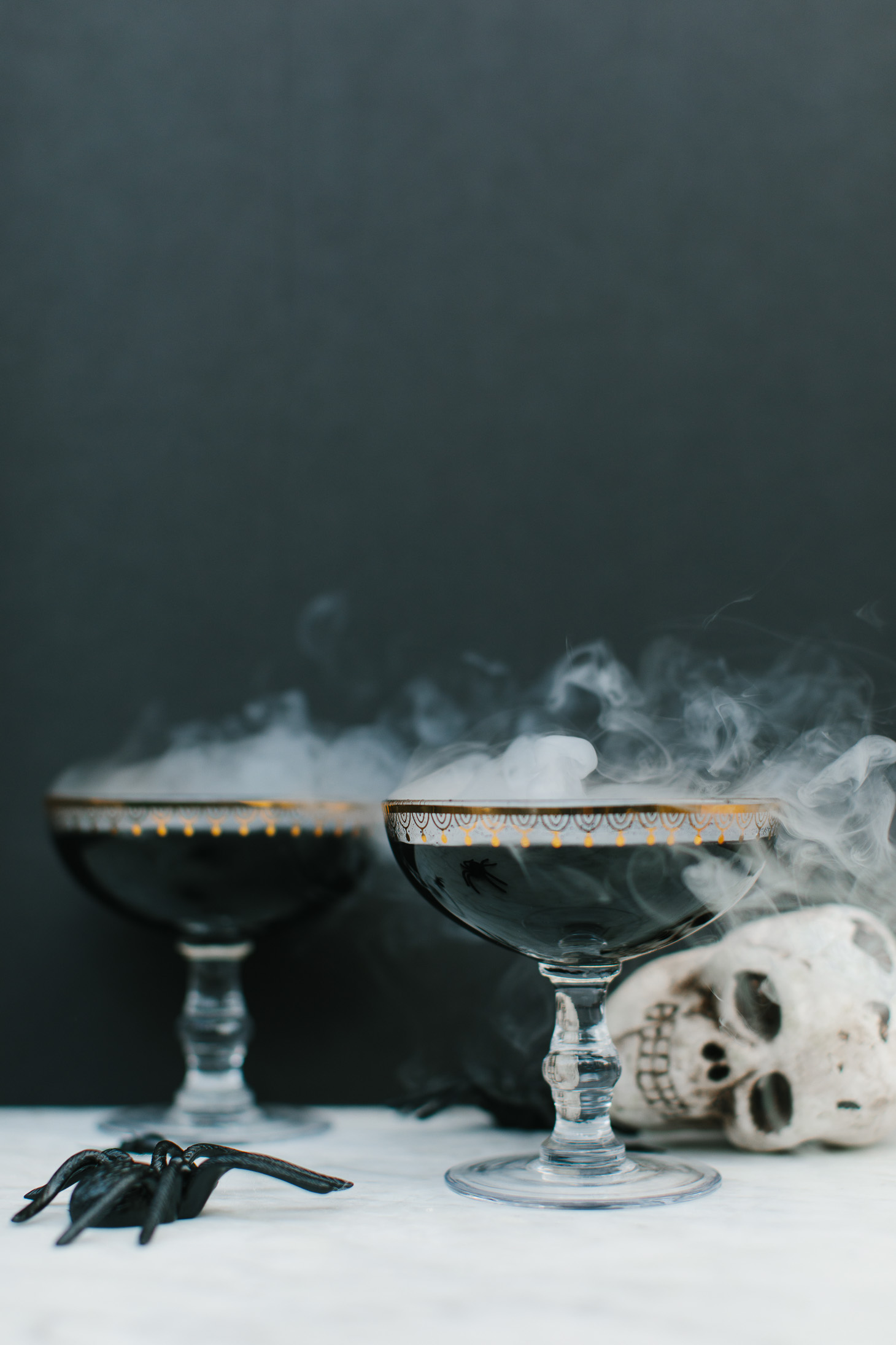 Jillian Harris Black Widow Cocktail Halloween