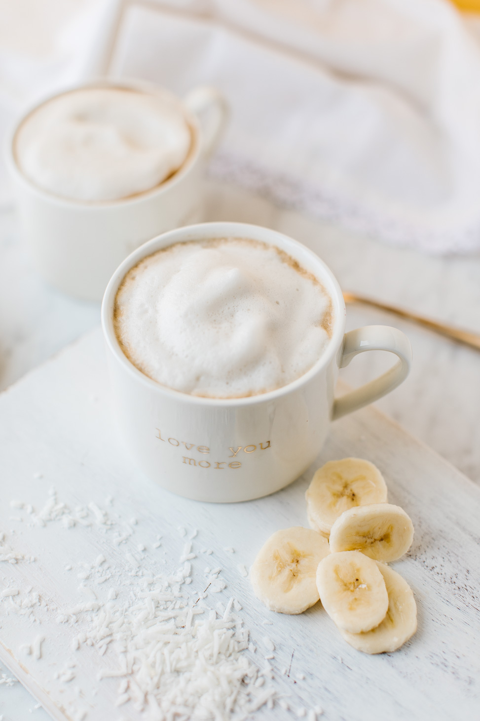 Creamy Banana Coconut Latte