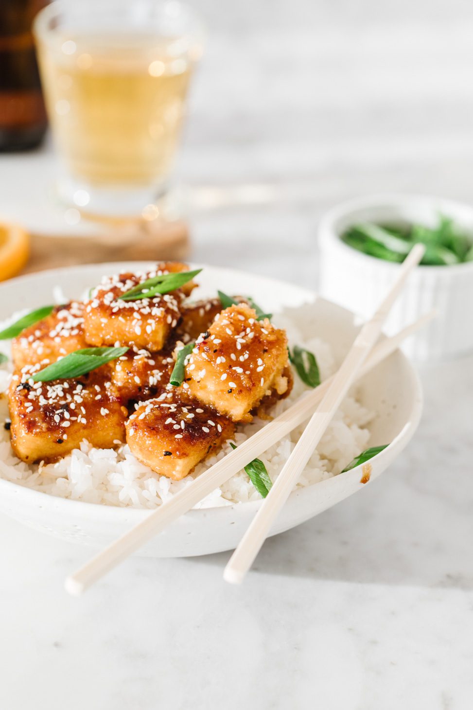 Vegan Crispy Orange Tofu Recipe Jillian Harris