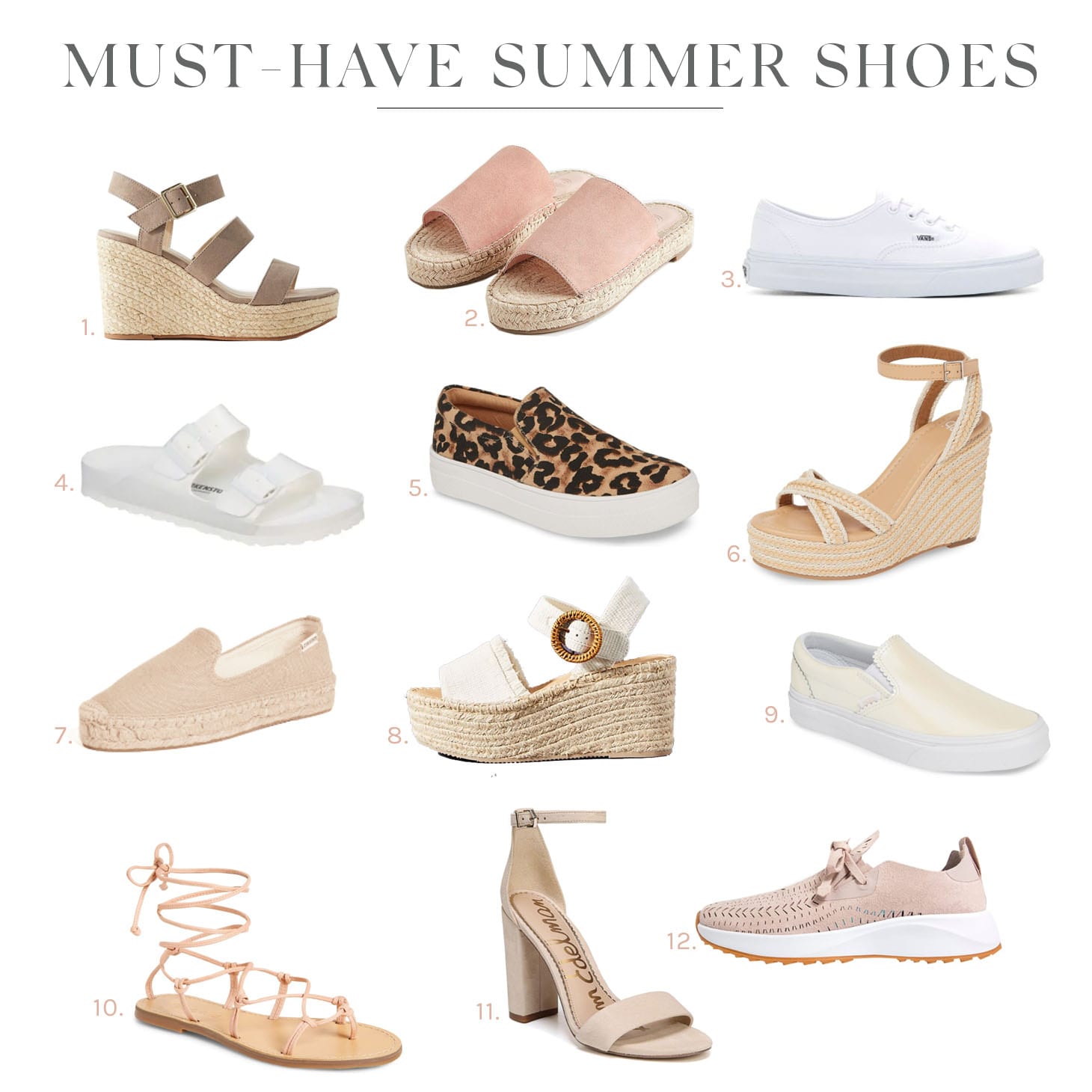 must have shoes for summer 2019